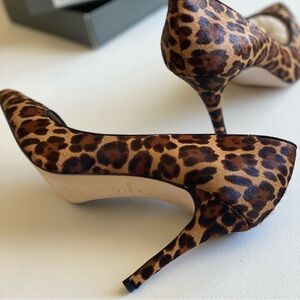 NWT Ann Taylor Leopard Halfcalf Pumps, size 11